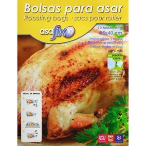 Bolsa para Asar 25x40 Apta Horno y Microondas 10 u