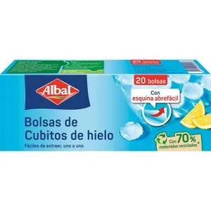 Bolsas Cubitos de Hielo Caja 20 u