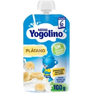 Bolsita de Plátano con Leche sin Gluten desde 6 Meses Nestle Yogolino