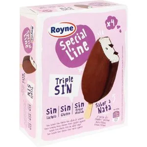 Bombón Choco-nata X4 S/az.añadido/glut/lact 360 Gr