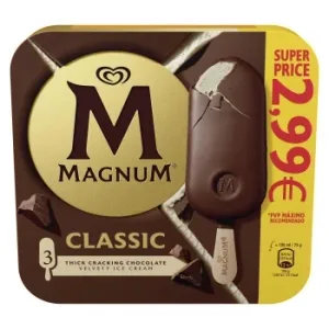 Bombón Helado Mini Magnum Classic 6 Ud.
