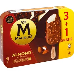 Bombón Magnum Almendrado 3+1 Unidad 300 Gr