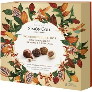 Bombones Surtidos con Corazón de Praliné de Avellana Simon Coll