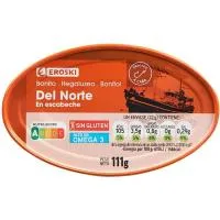 Bonito en Escabeche Eroski, Lata 111 G