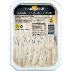 Boquerones en Vinagre con Aceite de Girasol 60 Gr