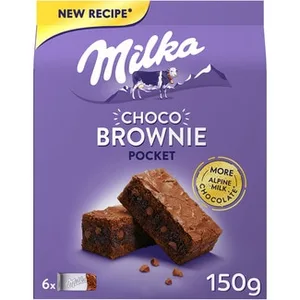 Brownie de Chocolate con Leche  Milka 150 G