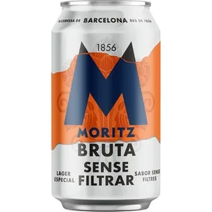 Bruta Cerveza Rubia Especial Tipo Lager sin Filtrar Moritz
