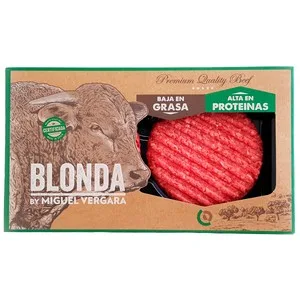 Burger Meat de Ternera de la Variedad Blonda Miguel Vergara 2 X 160 G. 320 G
