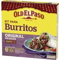 Burrito Kit OLD el Paso, 8 Tortillas, 1 Sazonador, Pack 510 G