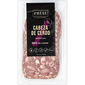 Cabeza de Cerdo Especial en Lonchas sin Gluten sin Lactosa  Frial 150 G