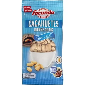 Cacahuetes Horneados sin Sal Añadida sin Gluten Facundo