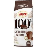 Cacao Soluble Natural 100% Valor, Bolsa 460 G