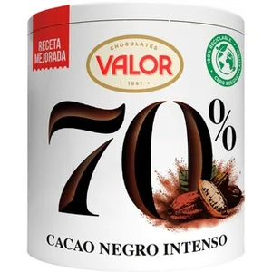 Cacao Negro 70% Soluble sin Gluten  Valor 300 G