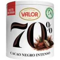 Cacao Soluble Negro 70% Valor, Lata 300 G