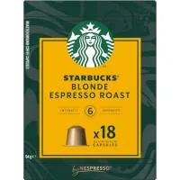 Café Blonde Compatible Nespresso Starbucks, Caja 18 Uds