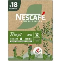 Café Brasil Compatible Nespresso Nescafé Farmers, Caja 18 Uds