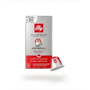 Café Cápsulas Classic Illy Compatible con Nespresso 30 Ud.