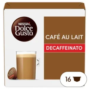 Café Cápsulas Descafeinado con Leche Nescafé Dolce Gusto 16 Ud.