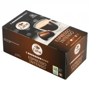 Café Cápsulas Intenso Carrefour Extra Compatible con Nespresso 20 Ud.