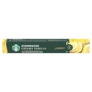 Café Cápsulas Vainilla Starbucks Compatible con Nespresso 10 Ud.