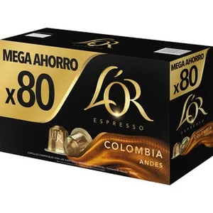 Café Colombia Andes Compatibles con Máquinas Nespresso L'or