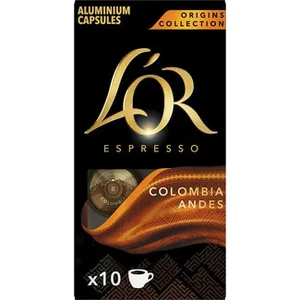 Café Colombia Andes Origins Collection Compatibles con Máquinas Nespresso L'or Espresso 0.05 KG