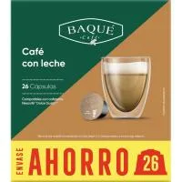Café con Leche Comp. Dolce Gusto Baqué, Caja 26 Uds