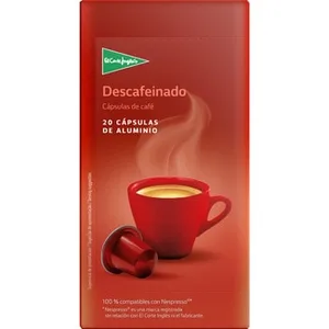 Café Descafeinado Compatibles con Nespresso el Corte Ingles