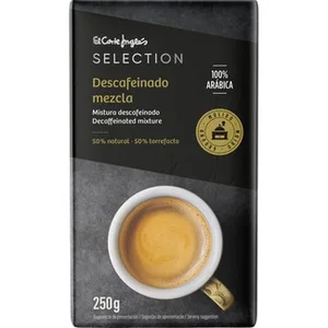Café Descafeinado Molido Mezcla 100% Arábica el Corte Ingles Selection