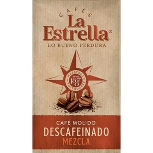 Café Descafeinado Molido Mezcla  la Estrella 250 G