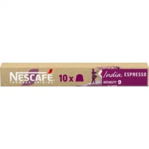 Café en Cápsulas India Expresso Nescafé Compatible con Nespresso 10 Ud.