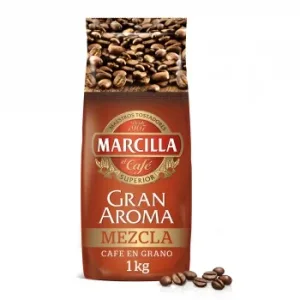 Café en Grano Mezcla Marcilla Gran Aroma 1 Kg.