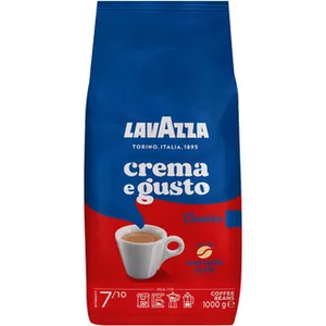 Café en Grano Natural Crema e Gusto Classico Intensidad 7/10 Lavazza