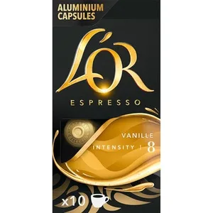 Café Espresso con Sabor a Vainilla Flavours Collection Compatibles con Máquinas Nespresso L'or Espresso