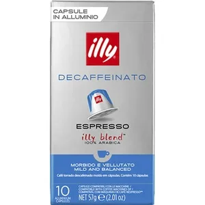 Café Espresso Descafeinado Compatibles con Máquinas Nespresso Illy
