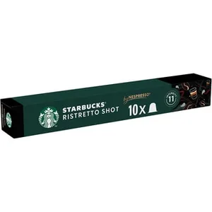 Café Espresso Intensidad 11 Ristretto Shot Compatibles con Máquinas Nespresso Starbucks