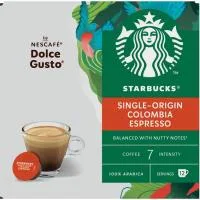 Café Expresso Colombia Comp. Dolce Gusto Starbucks, Caja 12 Uds