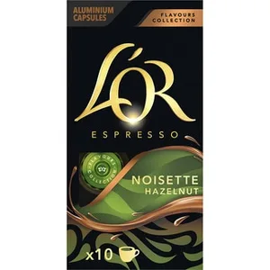 Café Flavour Collection de Avellana Compatibles con Máquinas Nespresso L'or