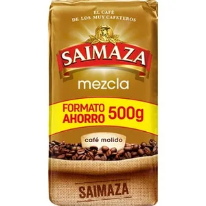 Café Molido Mezcla Formato Ahorro  Saimaza 500 G