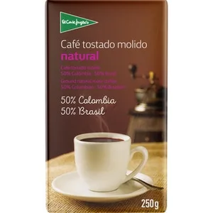 Café Molido Natural 50% Colombia 50% Brasil el Corte Ingles