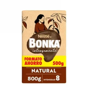 Café Molido Natural de Cultivo Sostenible Pack 2  Bonka 500 G