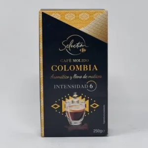 Café Molido Natural de Colombia Carrefour Selección 250 G.