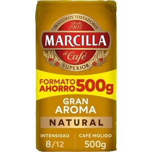 Café Molido Natural Intensidad 8  Marcilla 500 G