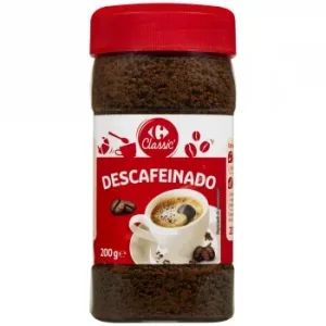 Café Soluble Descafeinado Carrefour Classic 200 G.