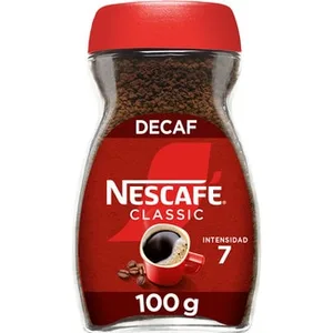 Café Soluble Descafeinado Intensidad 7  Nescafe Classic 100 G