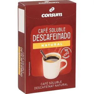 Café Soluble Descafeinado Sticks 10 u