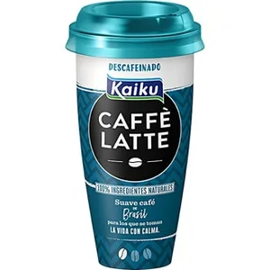 Caffé Latte Descafeinado Bebida Láctea de Café Arábica Expresso con Leche Fresca Entera sin Gluten Kaiku 230 ML