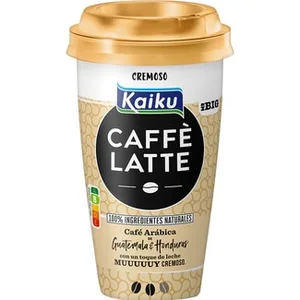 Caffé Latte Mr. Big Cremoso Bebida Láctea de Café Arábica con Leche Fresca Entera y Nata sin Gluten Kaiku