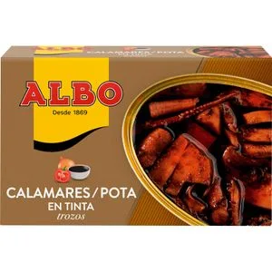 Calamar/pota en Tinta Trozos 72 Gr