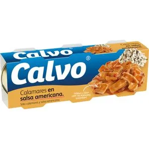 Calamar Salsa Americana Pack de 3 3 X 48 Gr